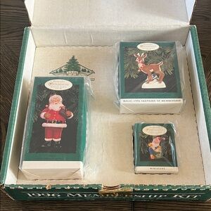 Hallmark Keepsake Ornament Collector’s Club 1996 Membership Kit